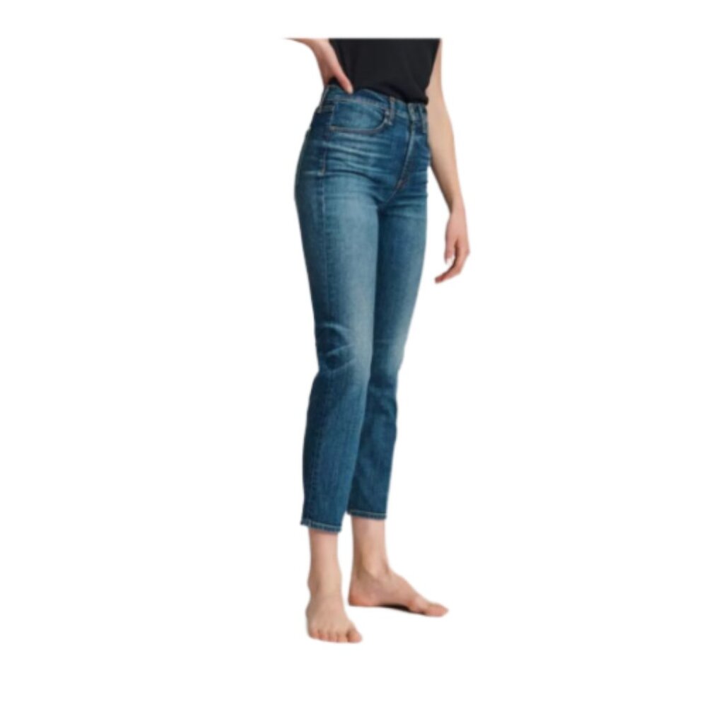 Rag & Bone Nina High Waist Ankle Cigarette Jeans Size 26